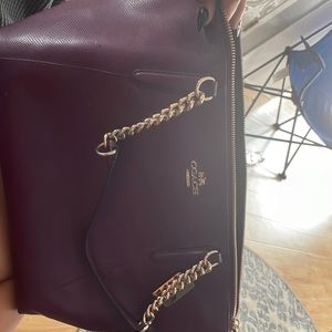 Coach purple purse